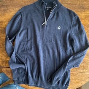 346 brooks brother pullover sweater mens size large navy